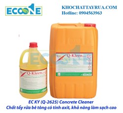 EC KY Q2625 Concrete Cleaner Chất tẩy rửa bê tông có tính axit, khả năng làm sạch cao cho công trình